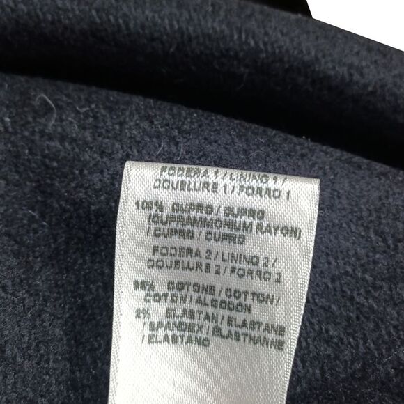 Bottega Veneta Double-Breasted Peacoat in Navy Blue Wool